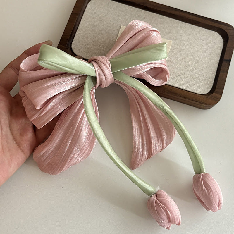 Tulips Flower Hair Ties Set