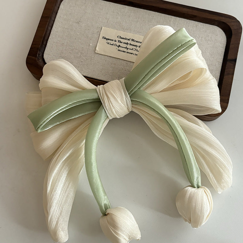 Tulips Flower Hair Ties Set