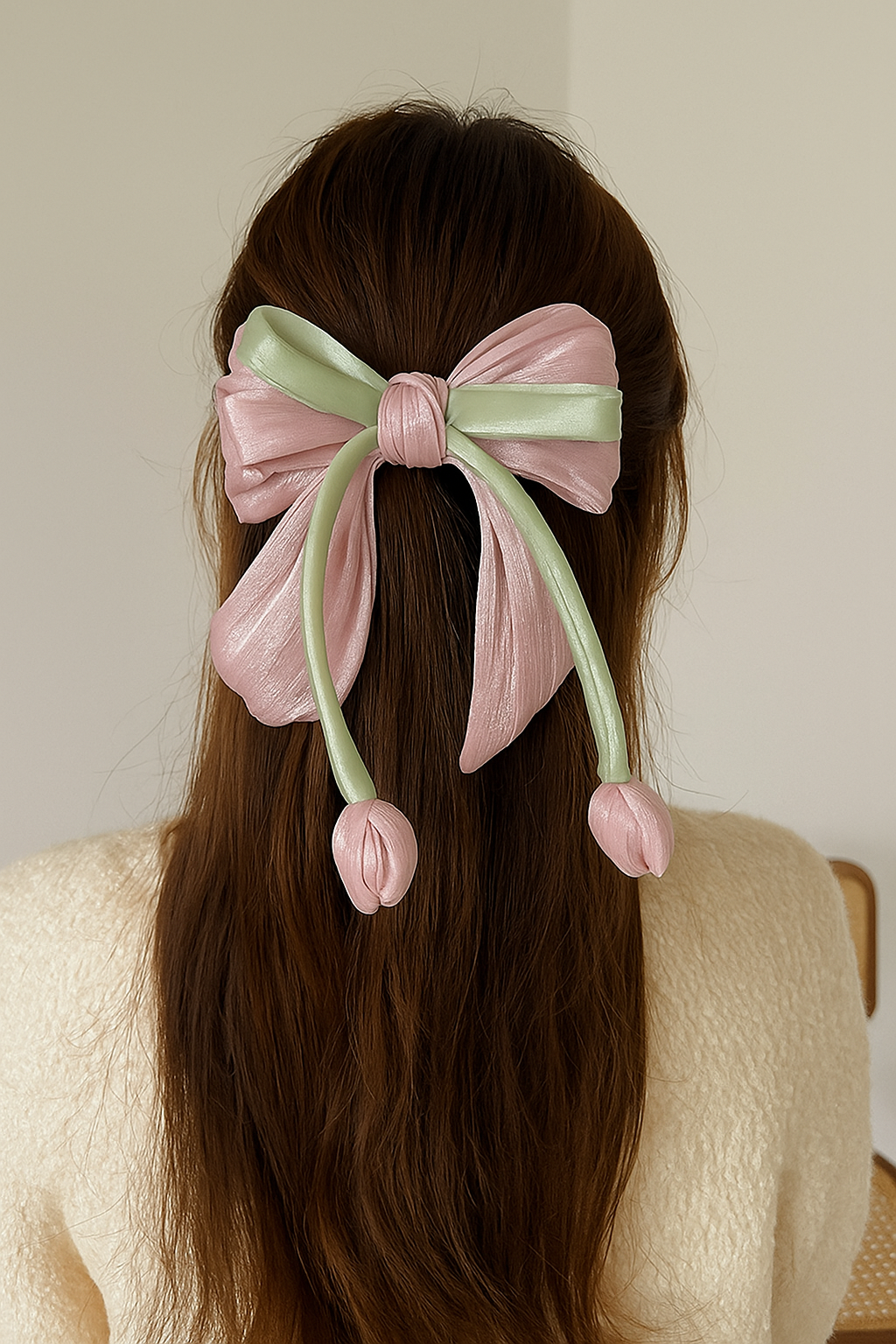 Tulips Flower Hair Ties Set