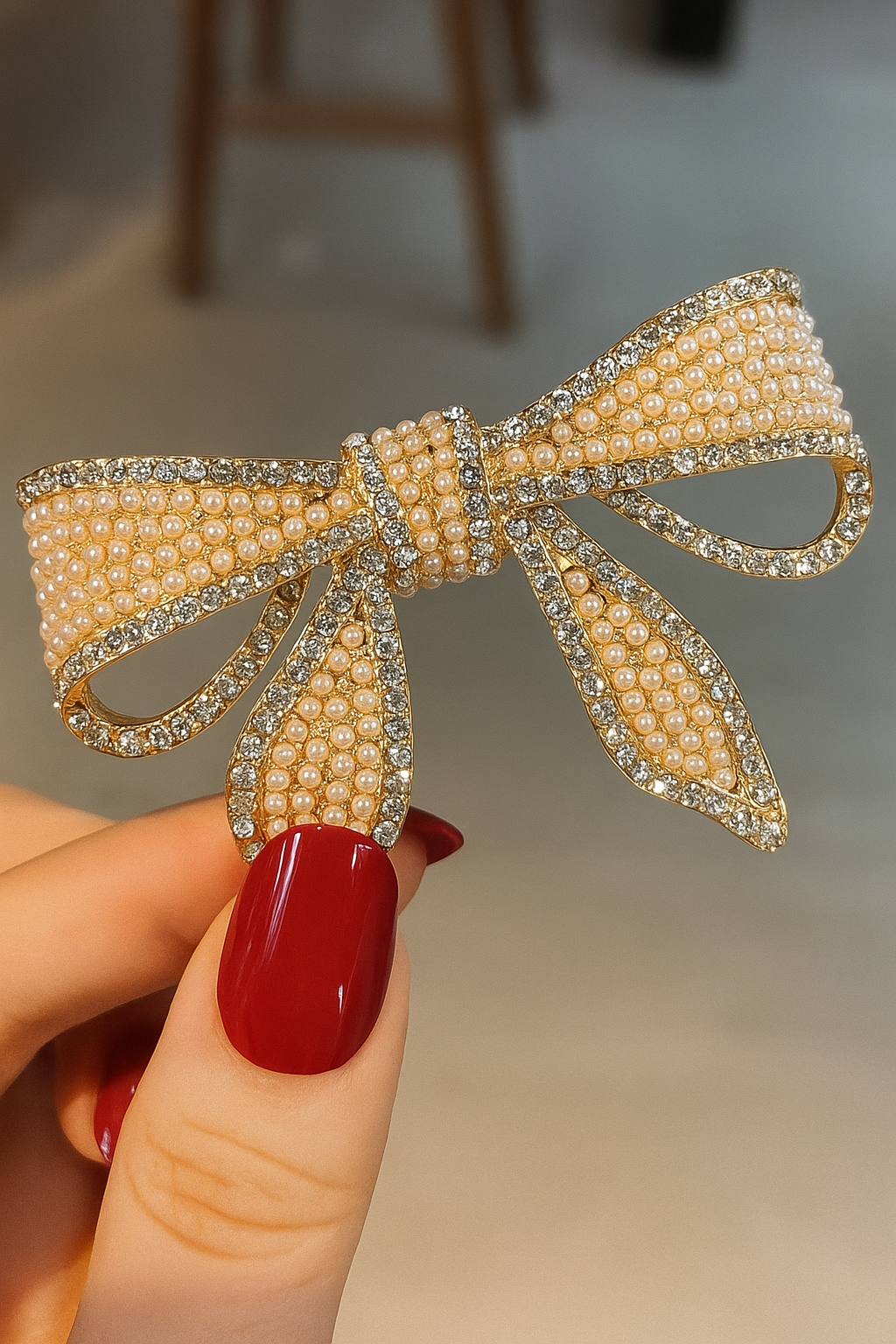 Embellished Metal Hair Clip