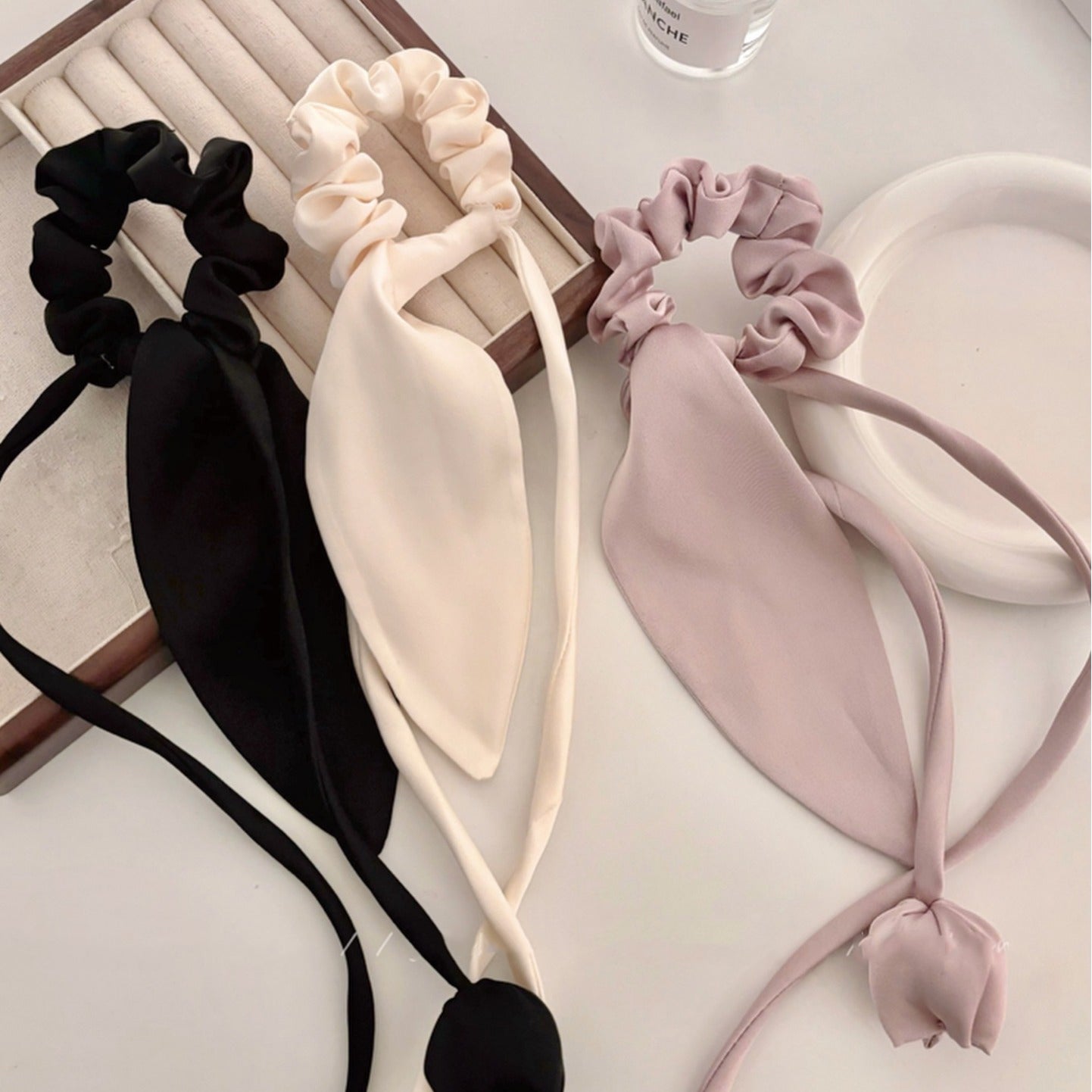 Dreamy Tulip Hair Scrunchies - Set of 2