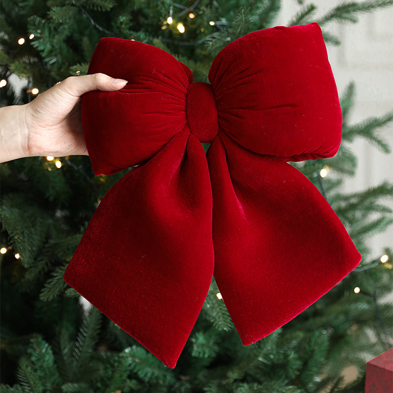Christmas Bow - Red Valvet