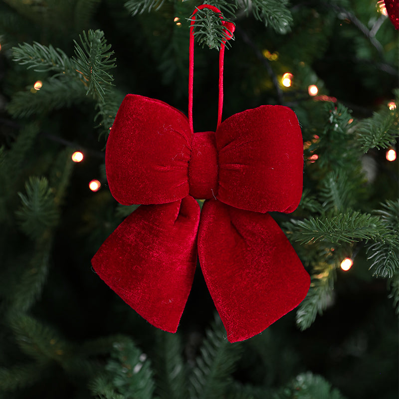 Christmas Bow - Red Valvet