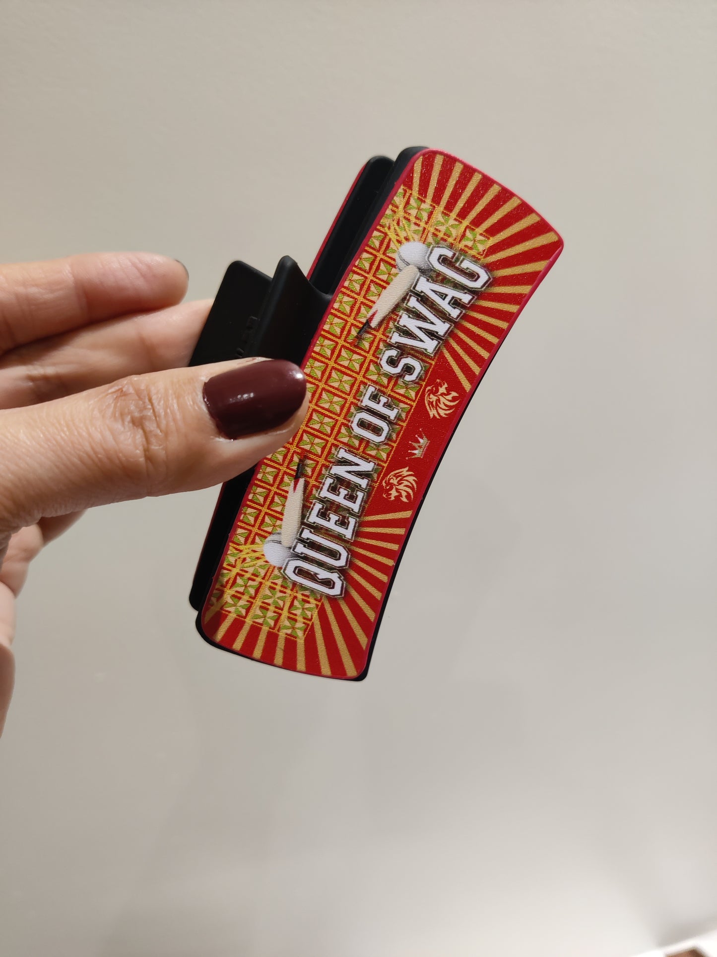 Punjab Cricket Fans - Claw Clip for Girls