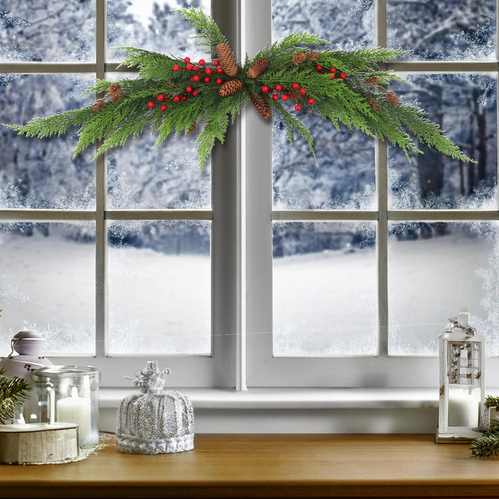 Christmas Wreath - Long Flat