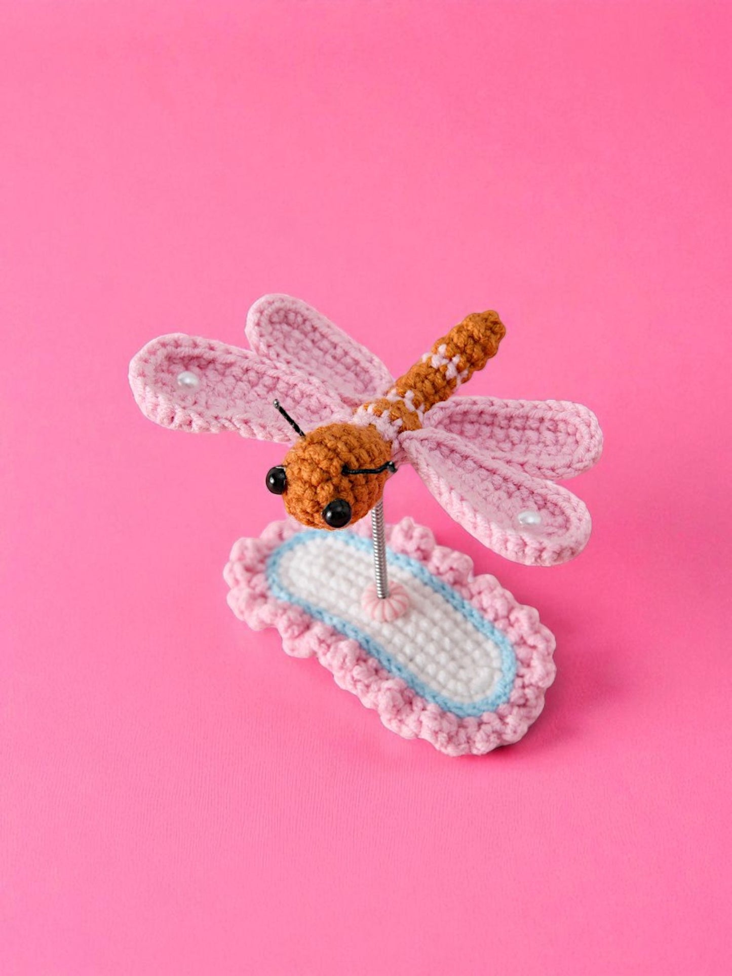 Sky Bloom Crochet Hair Clip