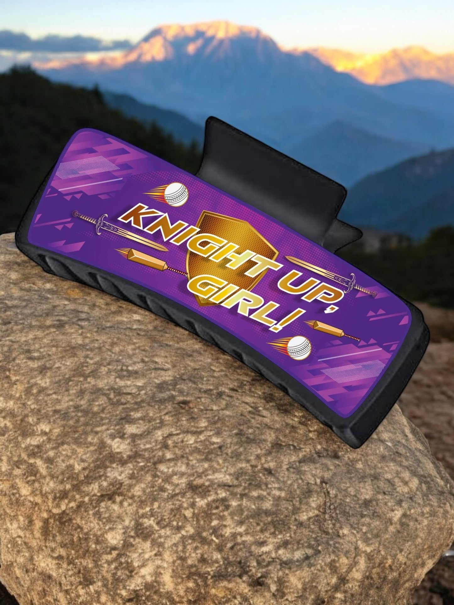 Kolkata Cricket Fans - Claw Clip for Girls