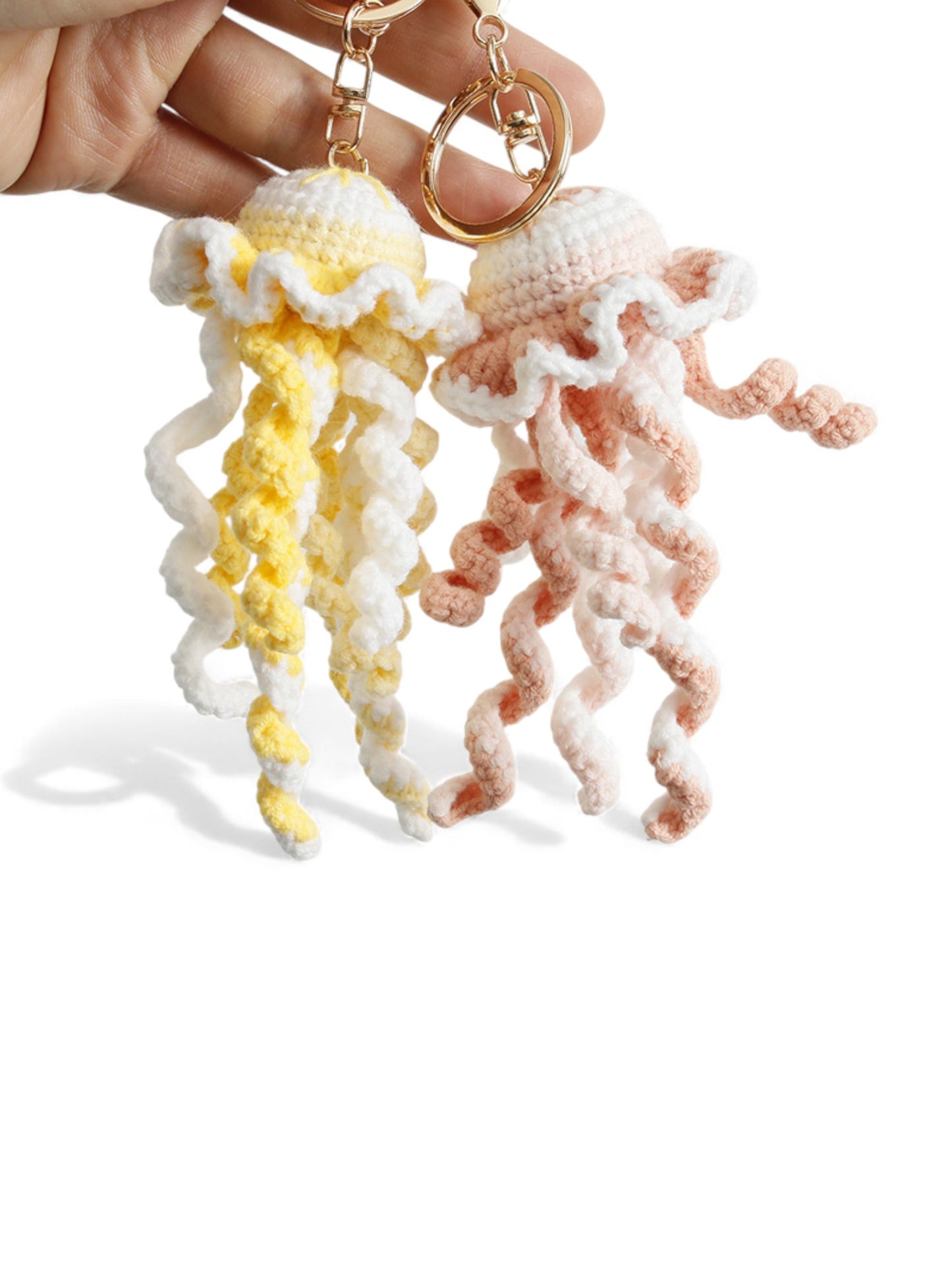 Crochet Bag Charm - Jelly Fish