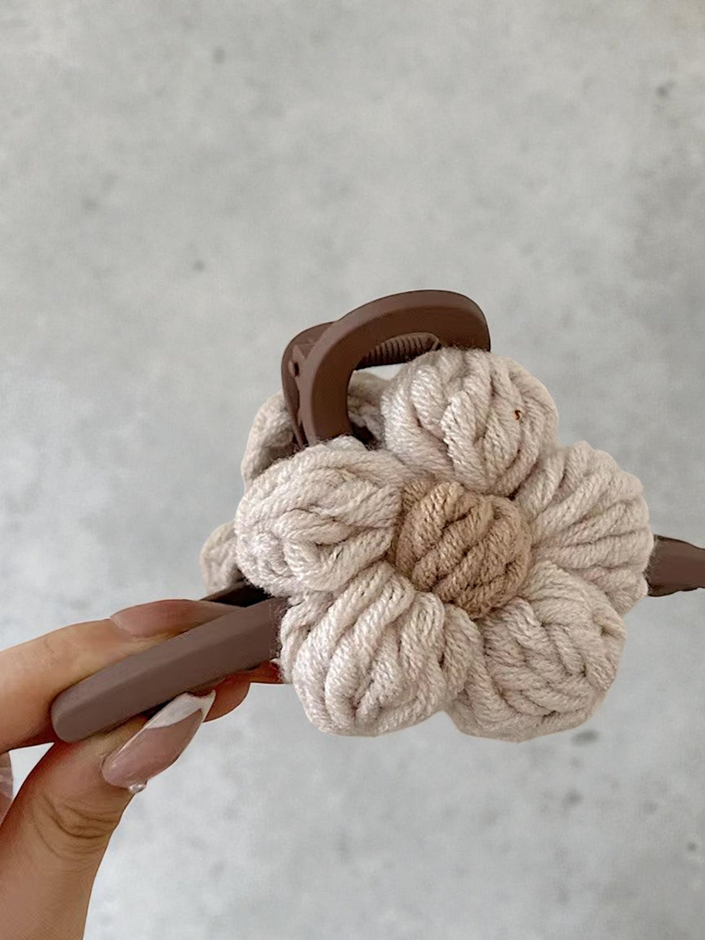 SoyMilk Crochet Claw Clip - Set of 2