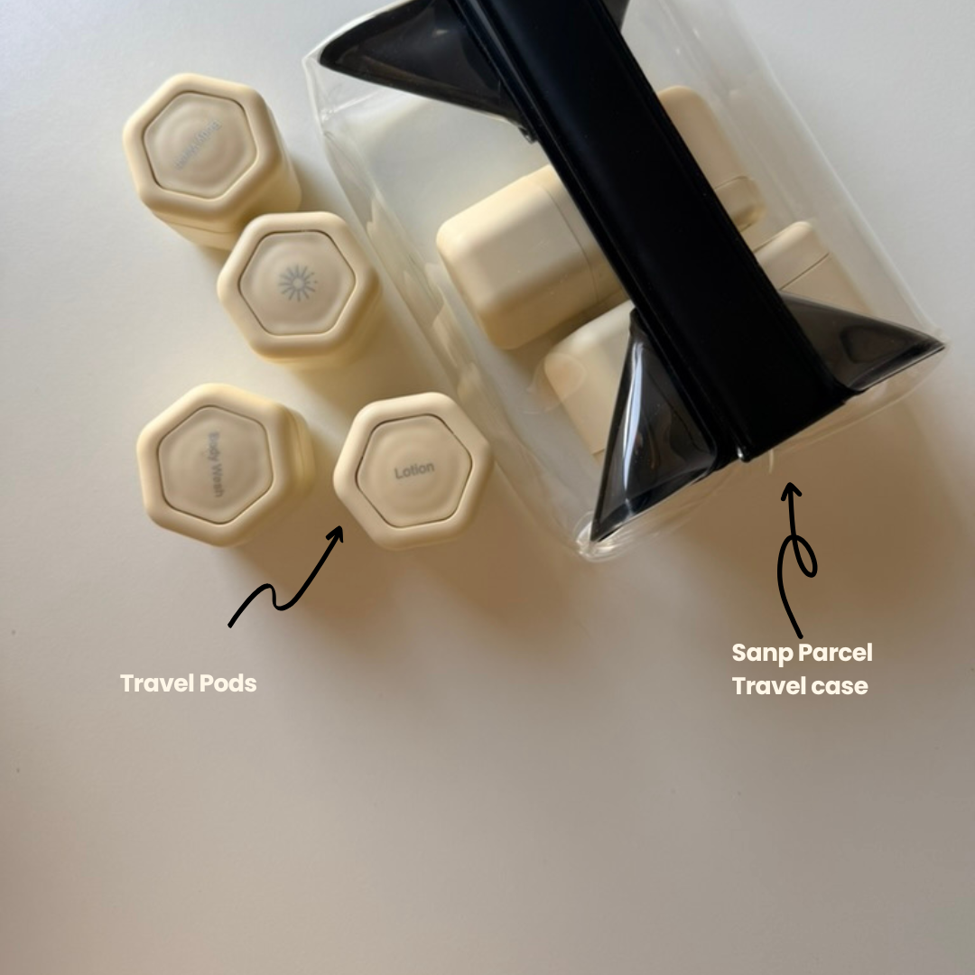 Travel Pods & Snap Parcel Travel Case