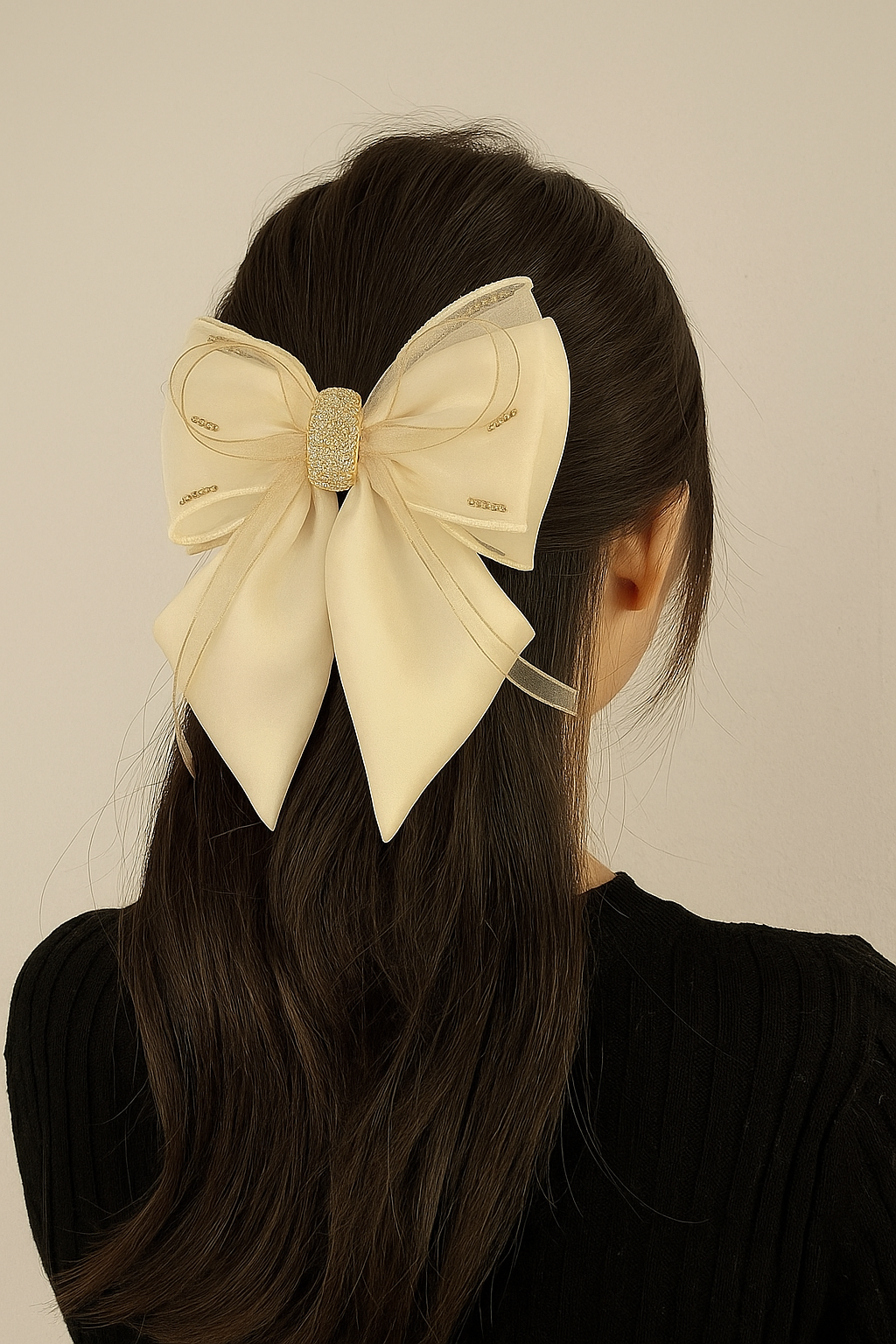 Embellished Crystal Hair Clip - Set of 2