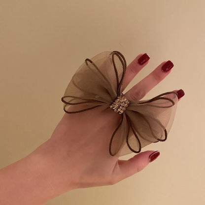 Embellished Hair Scrunchies - Set of 3