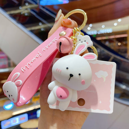 Rabbit & Lion - Kids Key chain set of 2