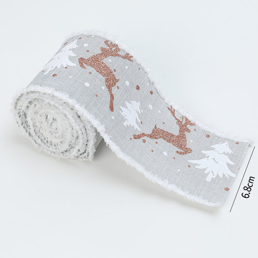 Snowy Christmas Ribbon