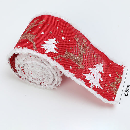 Snowy Christmas Ribbon