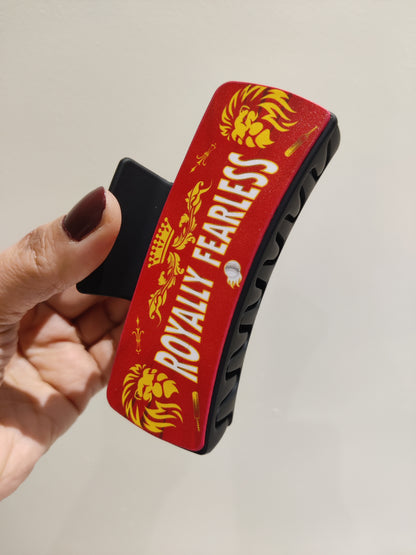 Bengaluru Cricket Fans - Claw Clip for Girls