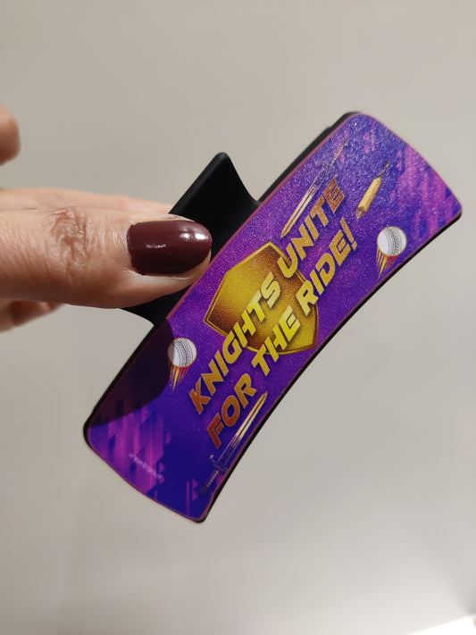 Kolkata Cricket Fans - Claw Clip for Girls