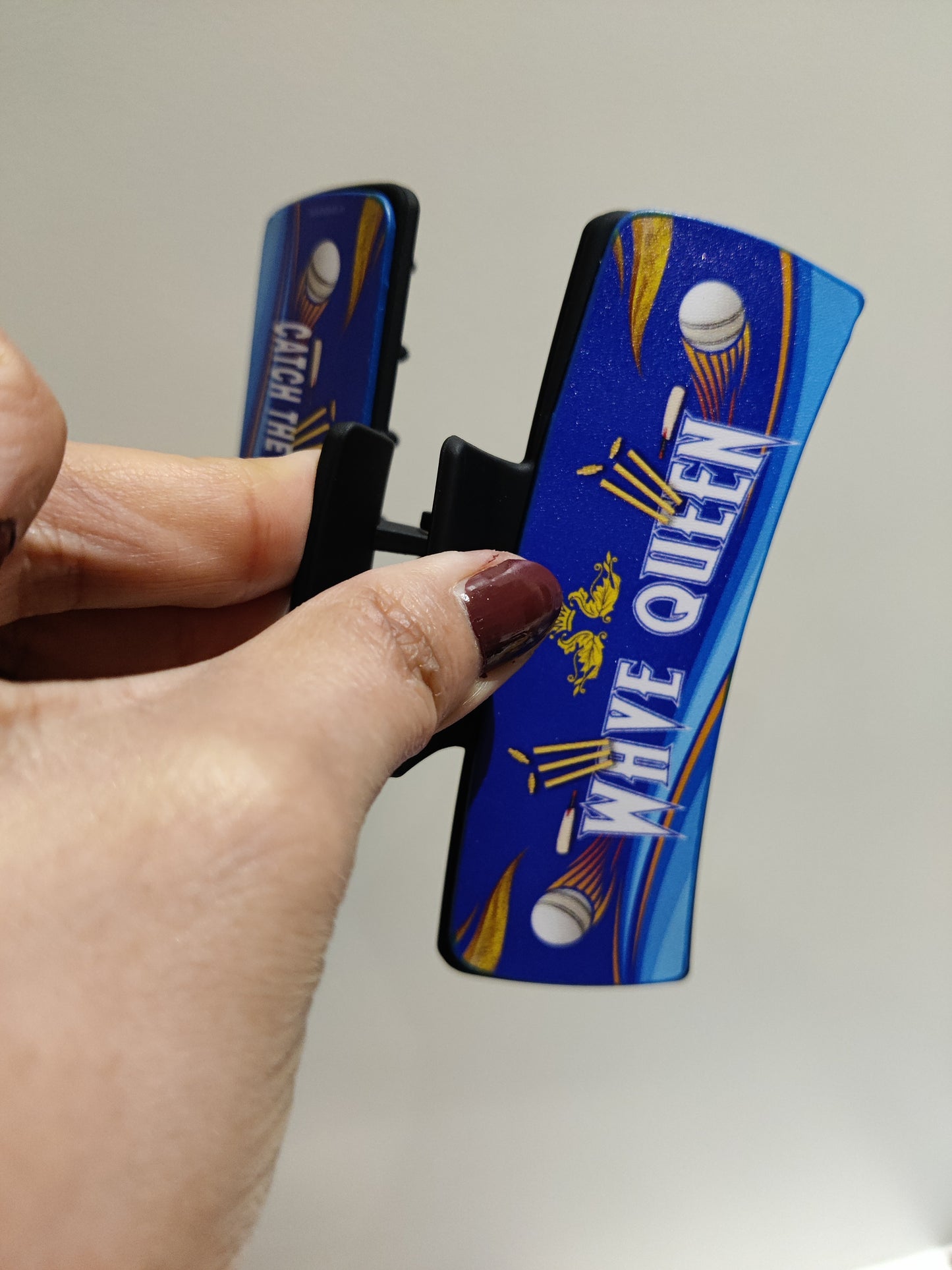 Mumbai Cricket Fans - Claw Clip for Girls