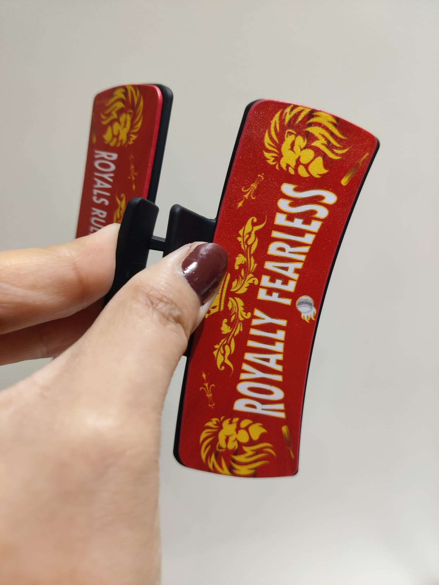 Bengaluru Cricket Fans - Claw Clip for Girls