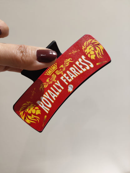 Bengaluru Cricket Fans - Claw Clip for Girls