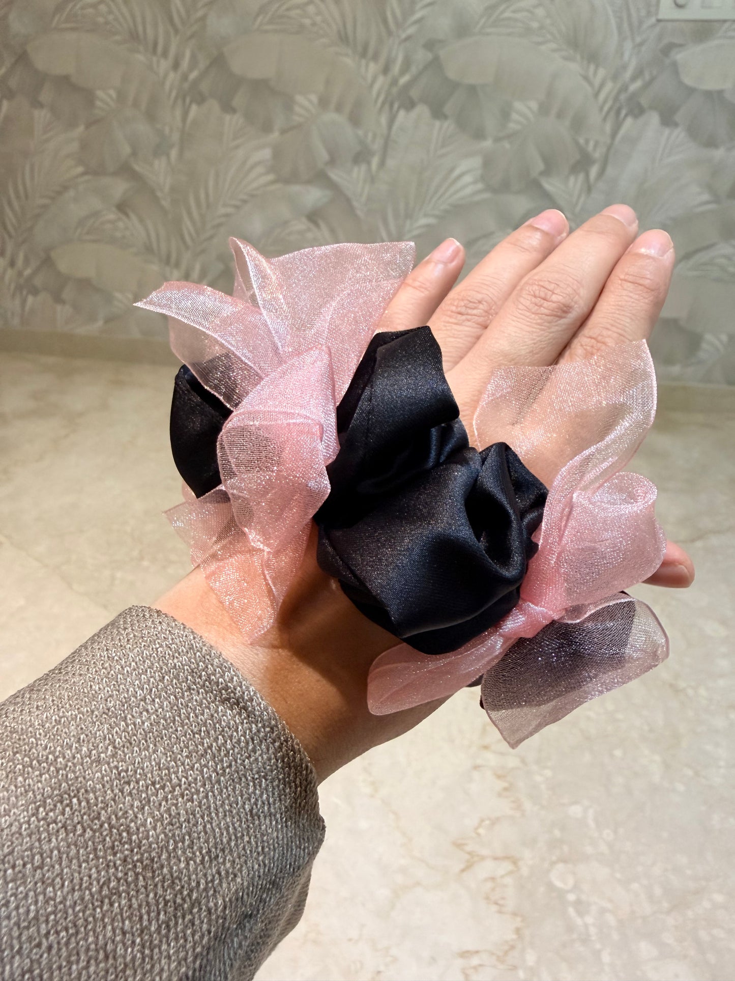 Sheer Muse Dual-Tone Scrunchie