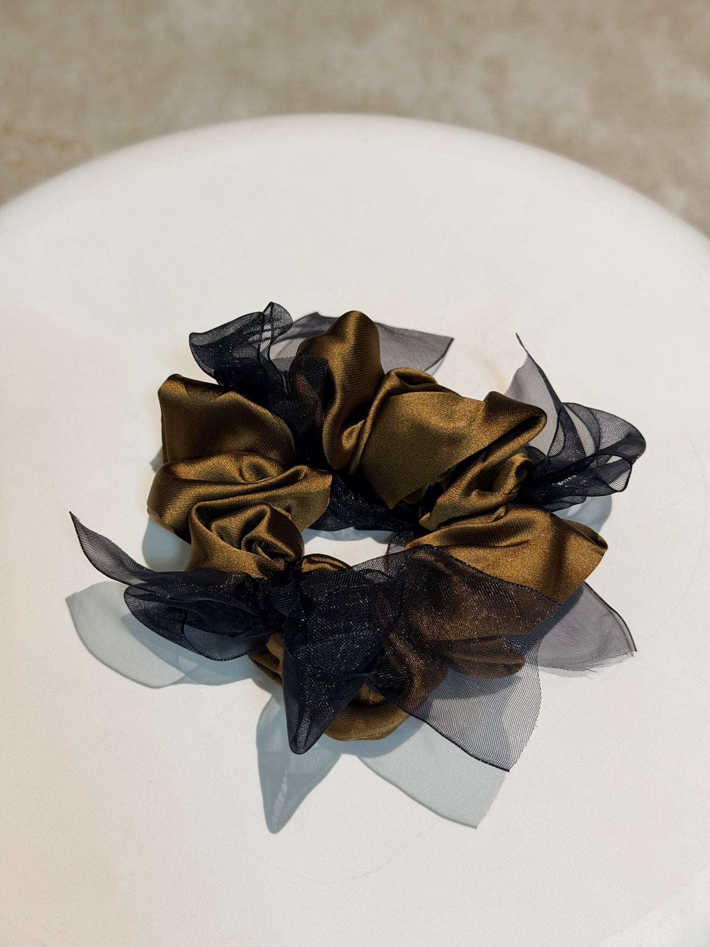 Sheer Muse Dual-Tone Scrunchie