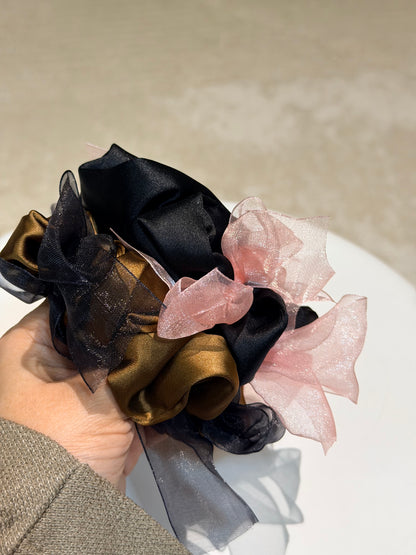 Sheer Muse Dual-Tone Scrunchie