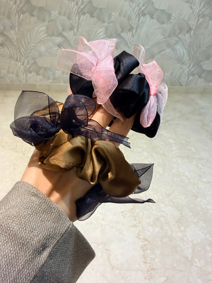 Sheer Muse Dual-Tone Scrunchie