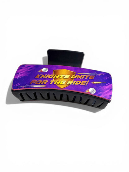 Kolkata Cricket Fans - Hair Claw Clip for Girls