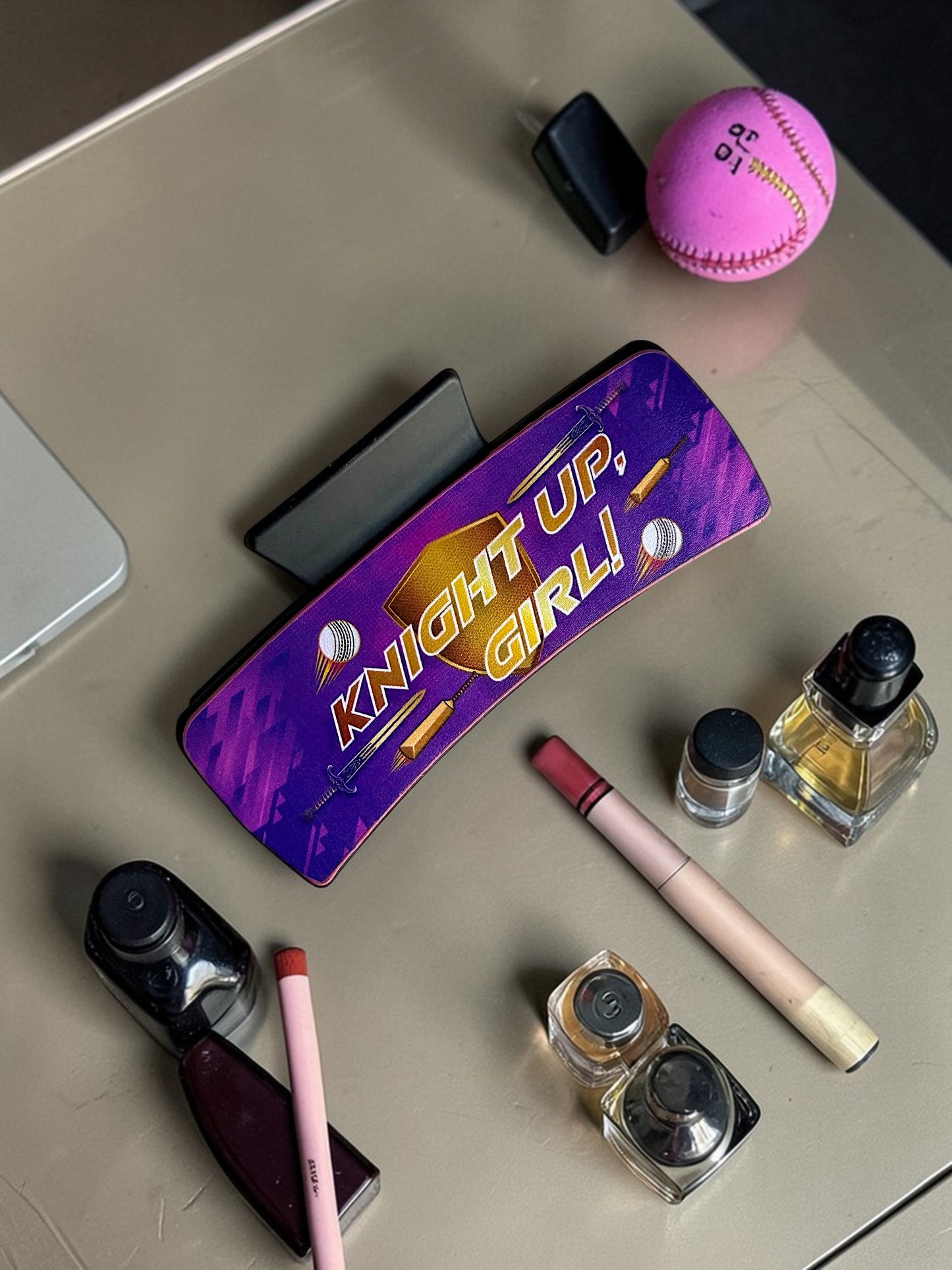 Kolkata Cricket Fans - Hair Claw Clip for Girls