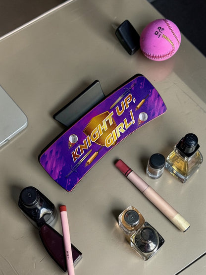 Kolkata Cricket Fans - Hair Claw Clip for Girls