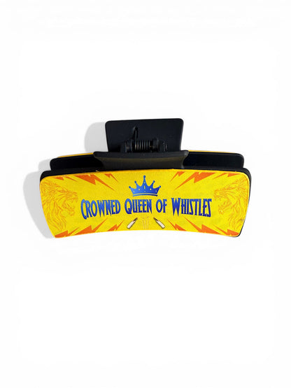 Chennai Cricket Fans - Hair Claw Clip for Girls
