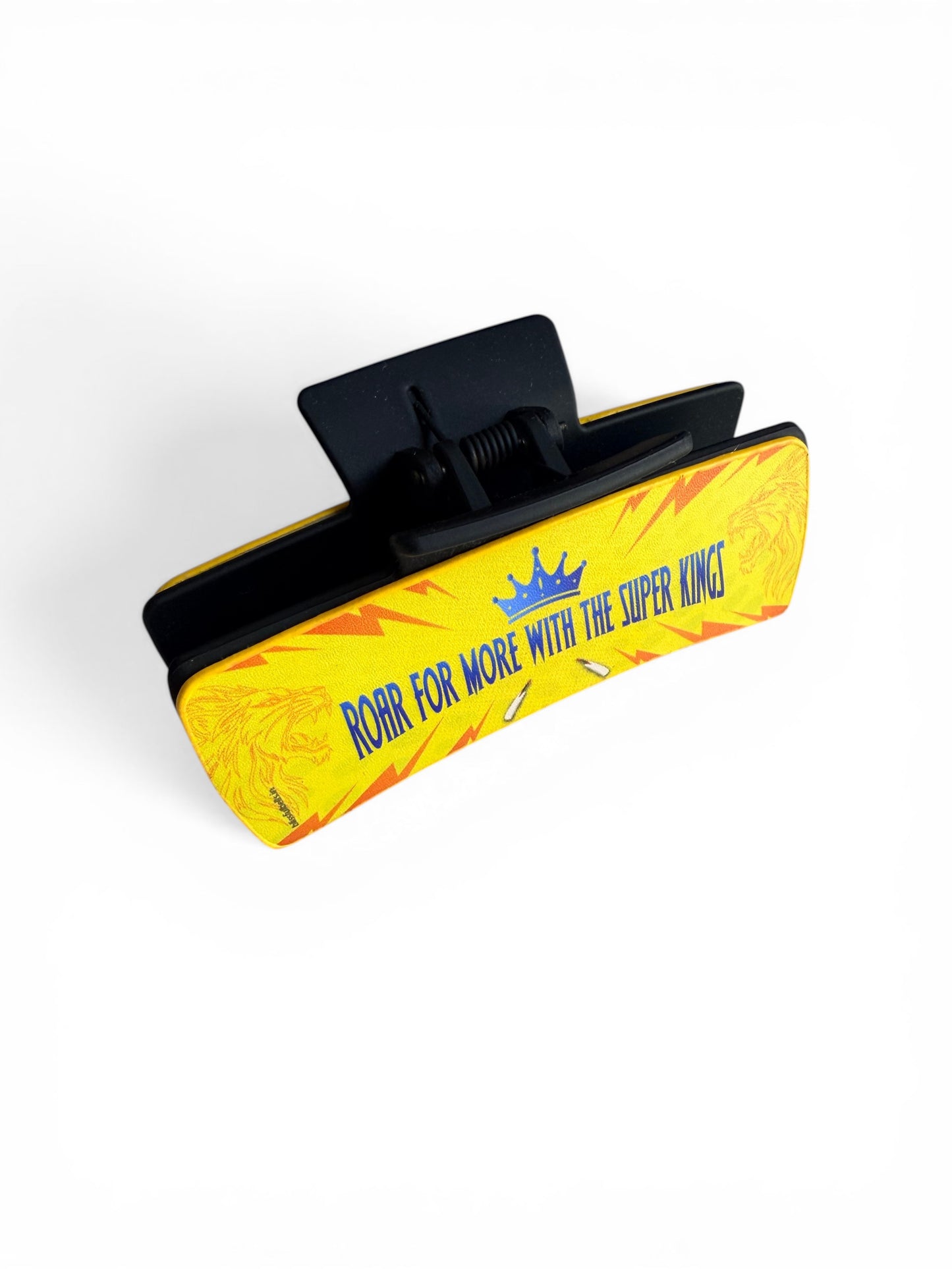 Chennai Cricket Fans - Hair Claw Clip for Girls
