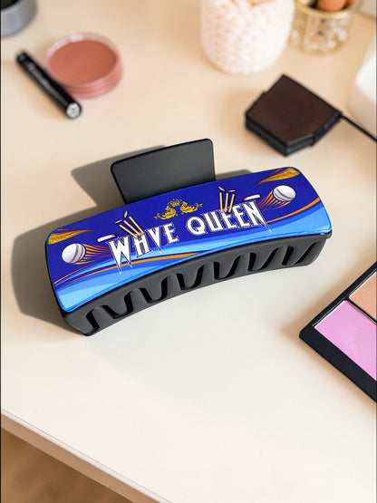 Mumbai Cricket Fans - Hair Claw Clip for Girls