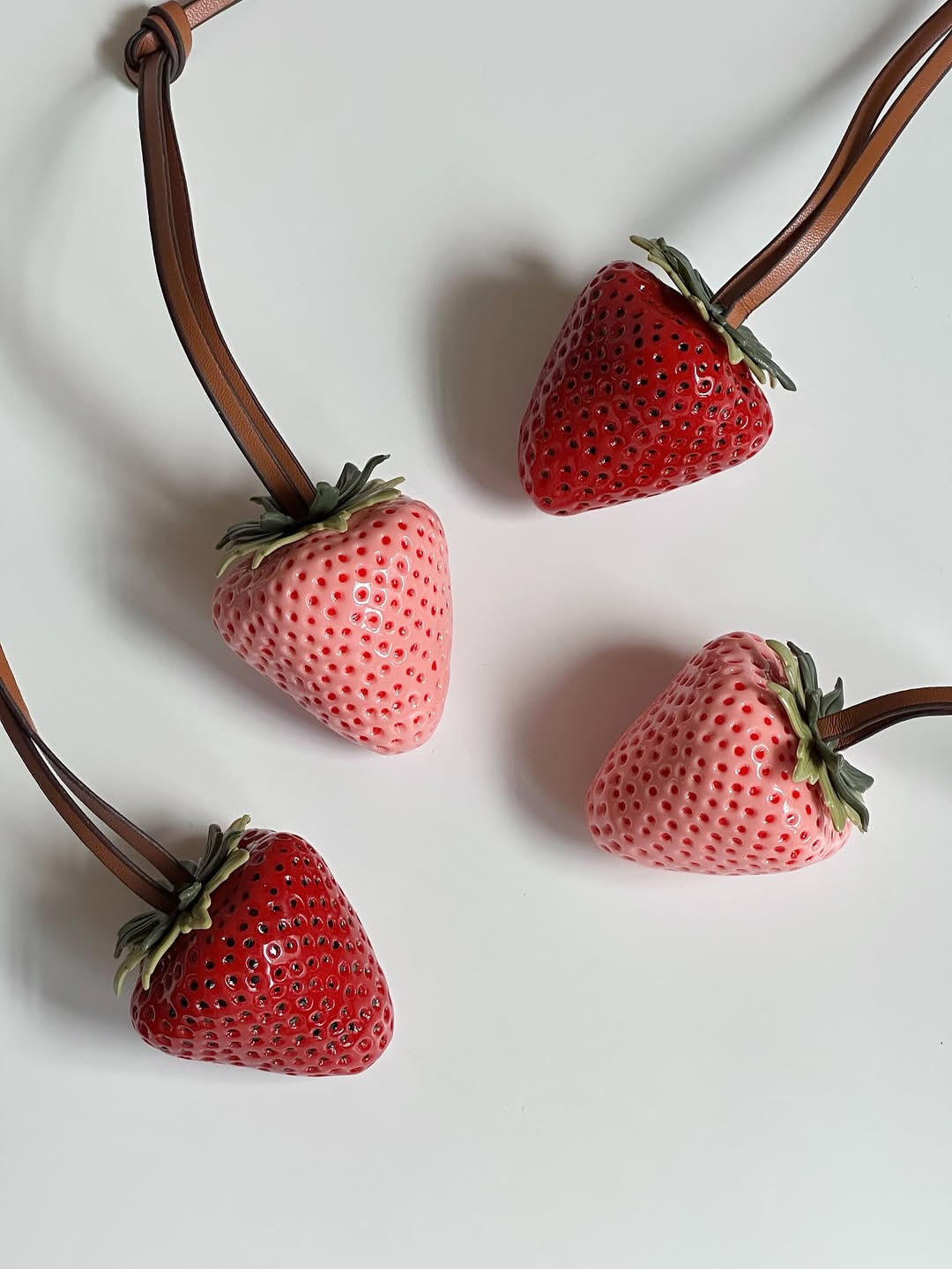 Strawberry Luxury Bag Charm