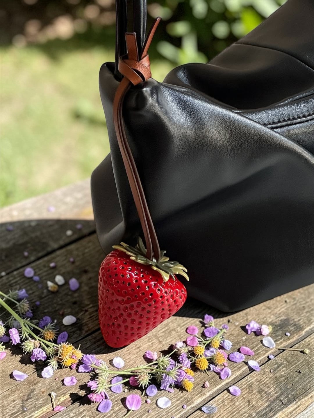 Strawberry Luxury Bag Charm