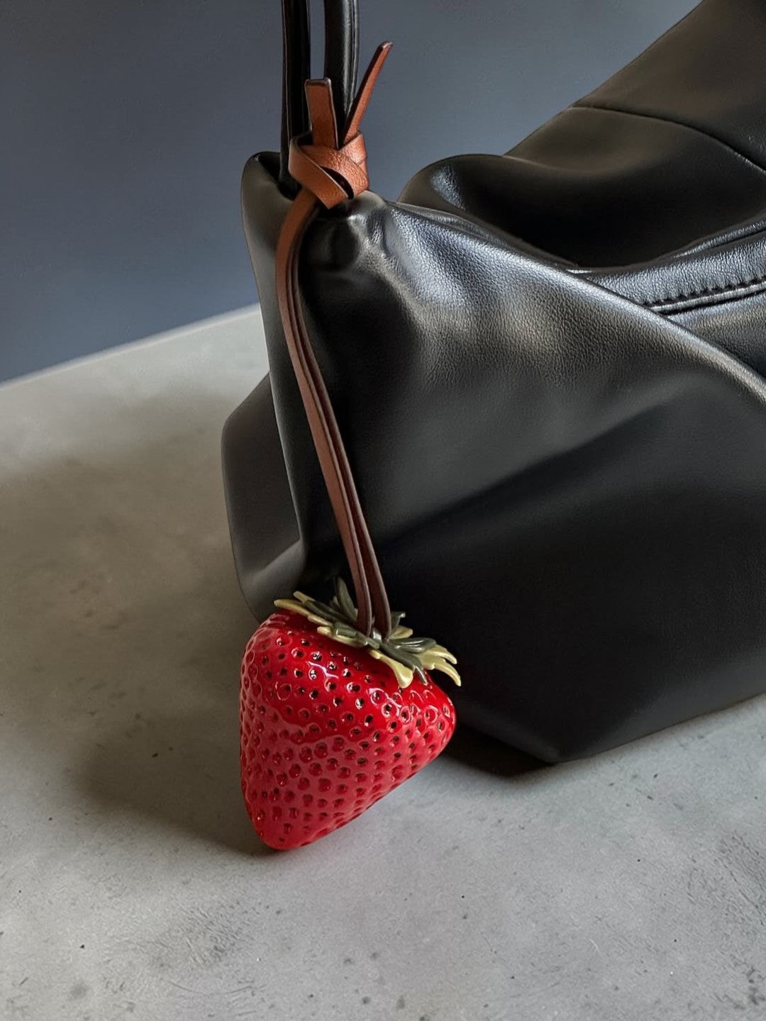 Strawberry Luxury Bag Charm