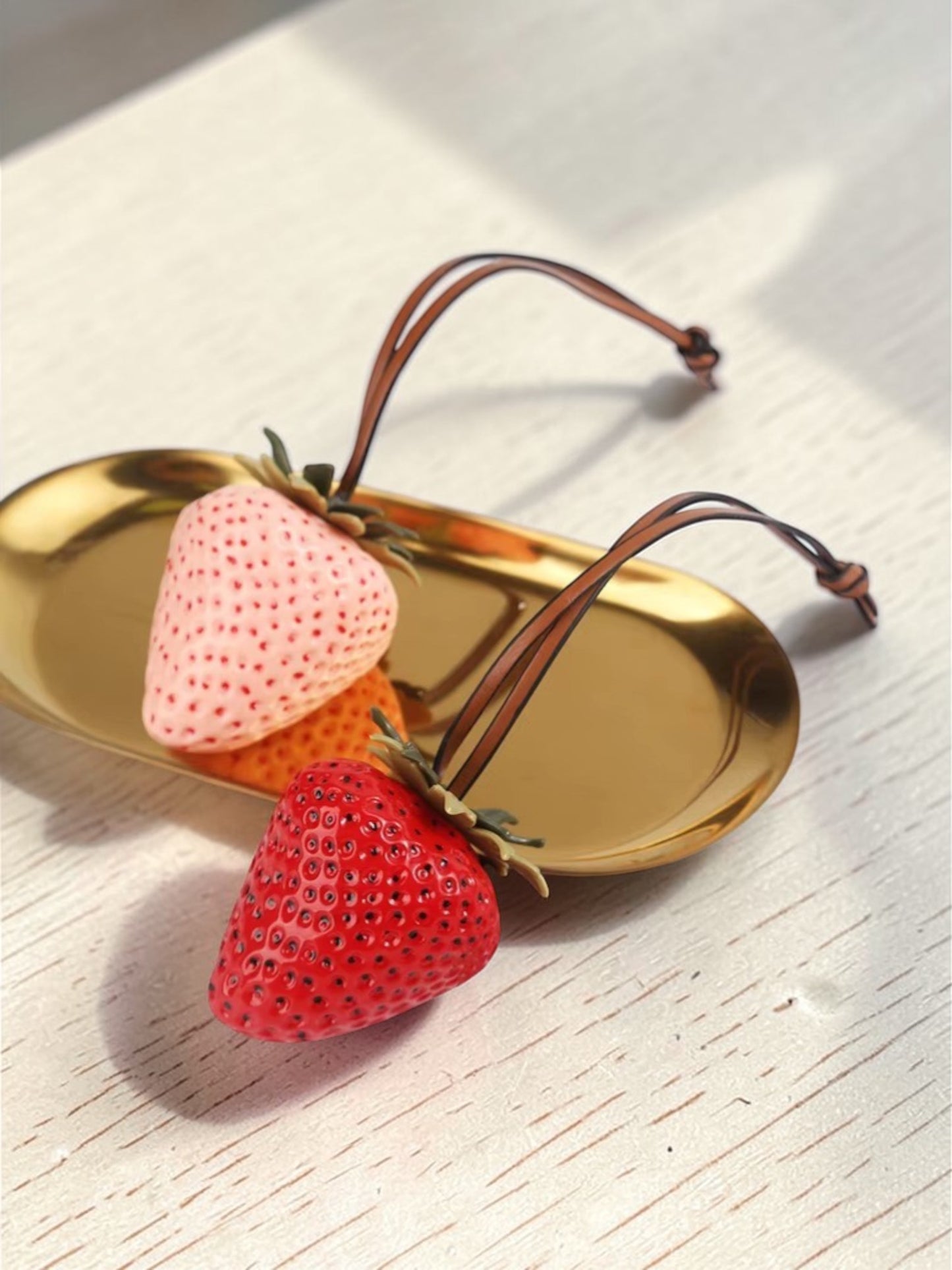 Strawberry Luxury Bag Charm