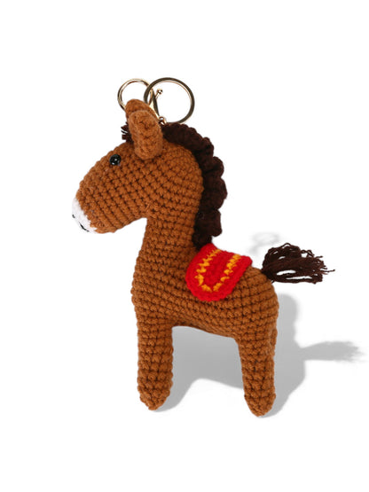 Crochet Bag Charm - Pony