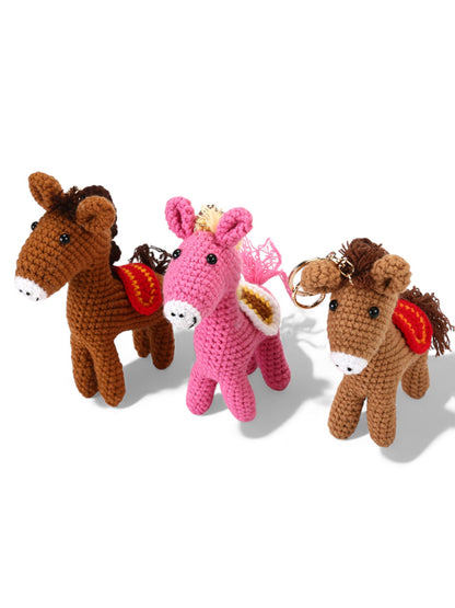 Crochet Bag Charm - Pony