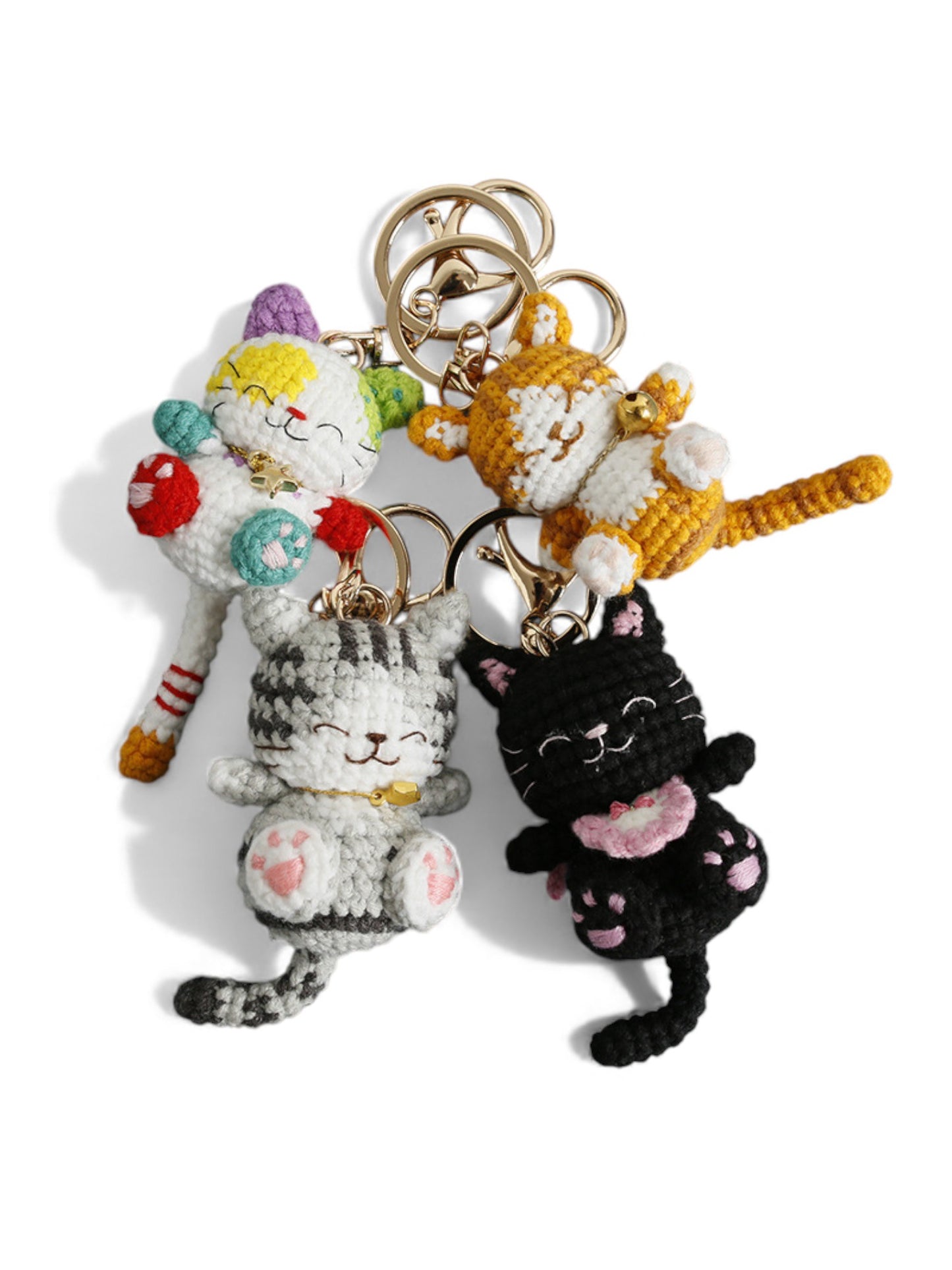 Crochet Bag Charm - Kitten