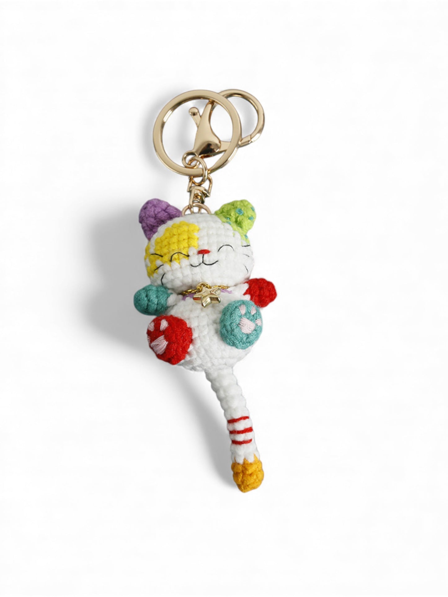 Crochet Bag Charm - Kitten