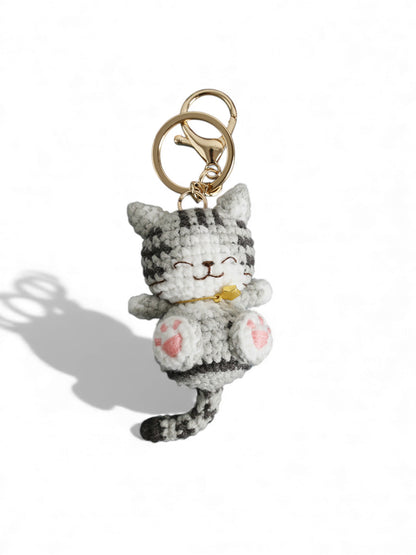 Crochet Bag Charm - Kitten