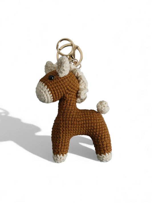 Crochet Bag Charm - Cute Horse