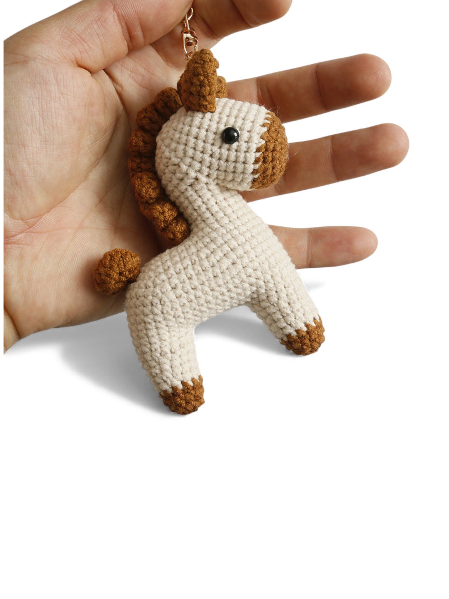 Crochet Bag Charm - Cute Horse