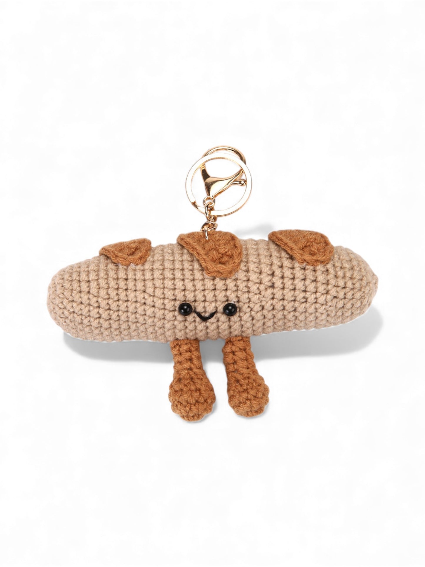 Handmade Crochet Bag Charms – Pretzel