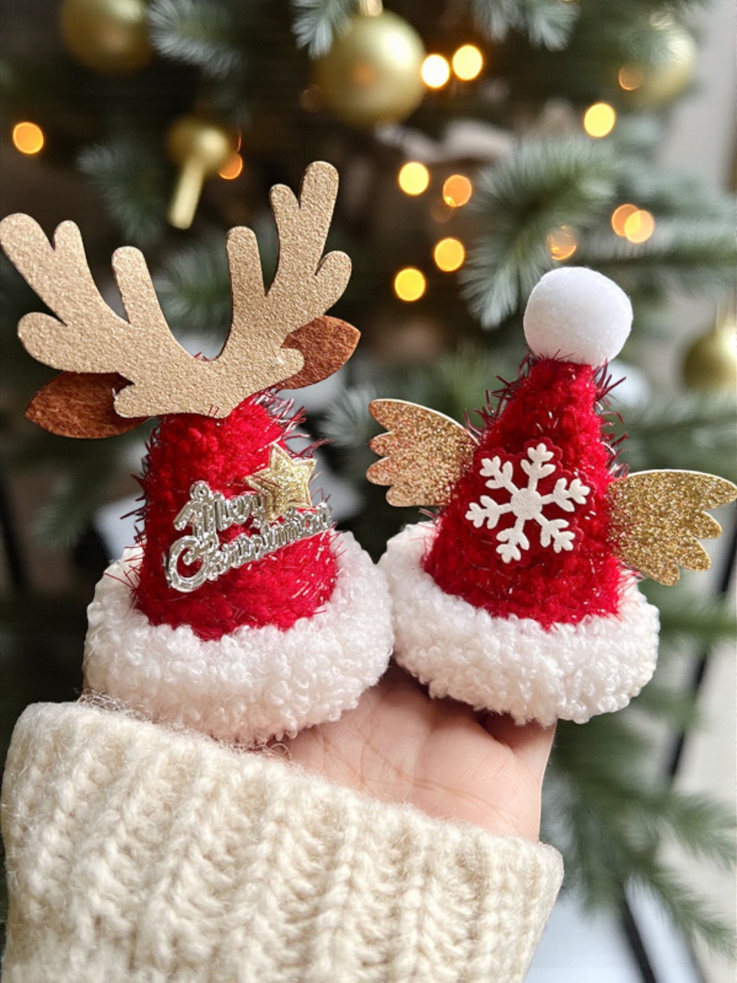 Christmas Hair Clip - Set of 2