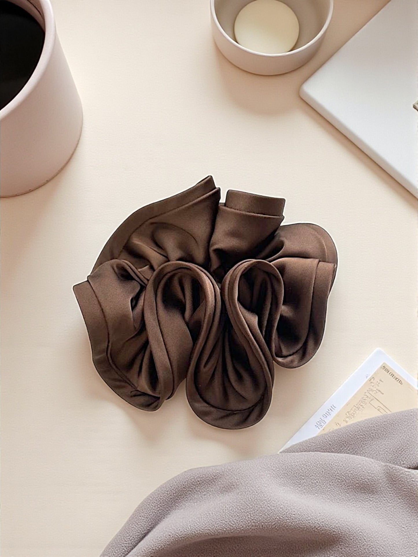 Satin Scrunchies Set of 3