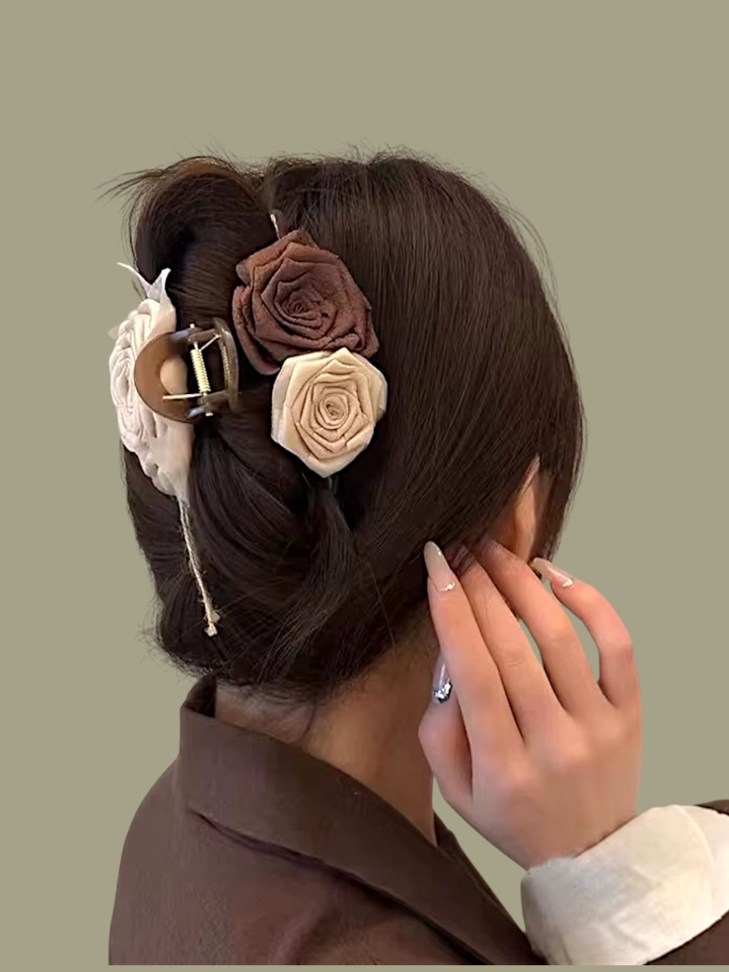 Coco Vanilla Rose Claw Clip