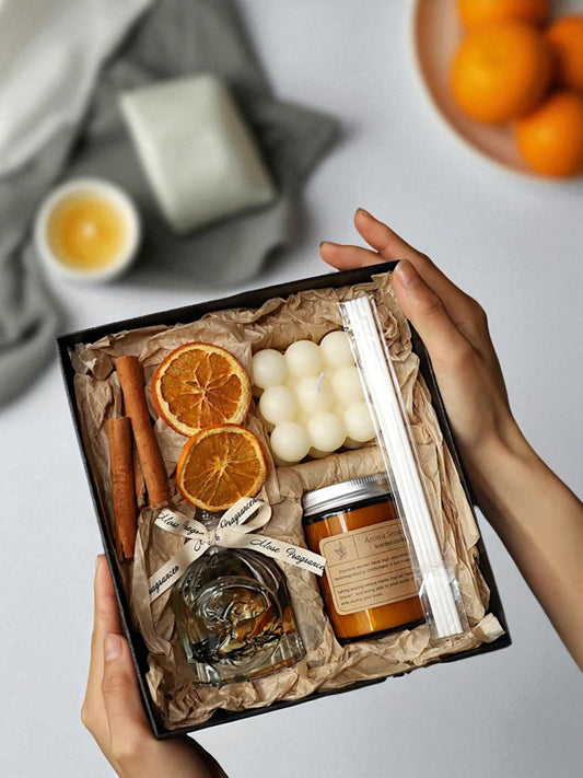 Aroma Therapy Gifting Set with Bubble Candles